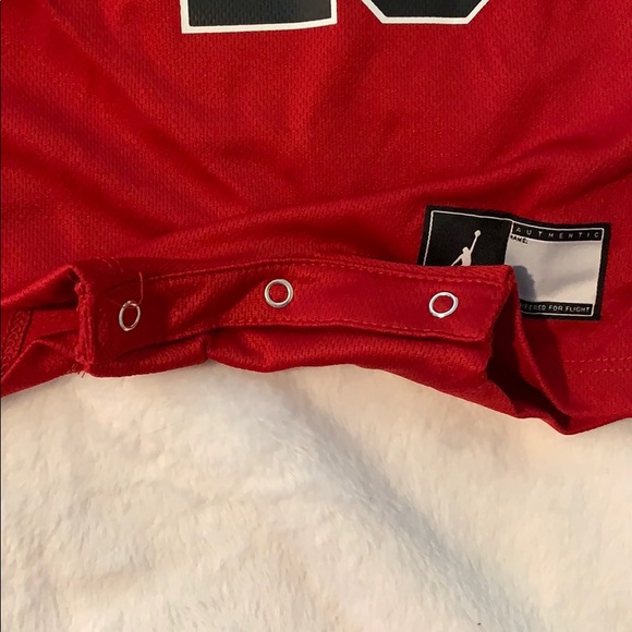 ‼️ 1 Left [ Air Jordan ] Red & Black Onesie 23 NWT - Picture 6 of 8